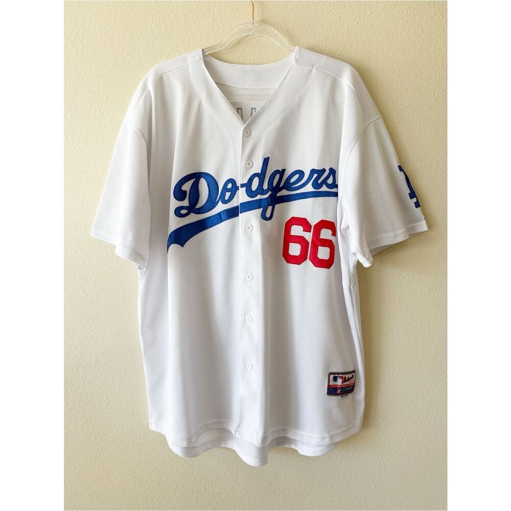 Majestic LA Dodgers Yasiel Puig #66 Authentic Jersey Men’s Size 56 (3XL)